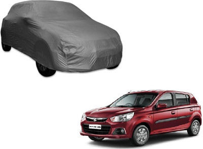 Furious3D Car Cover For Maruti Suzuki Alto K10 (Without Mirror Pockets)(Grey, For 2016, 2017 Models)