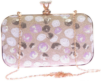 

Aliado Casual Gold Clutch