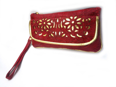 

OBEROI Casual Maroon Clutch