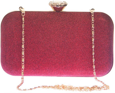 

Aliado Casual Maroon Clutch