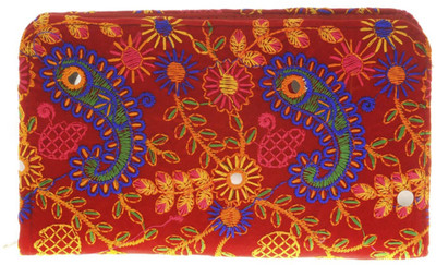 

Aliado Casual Maroon Clutch