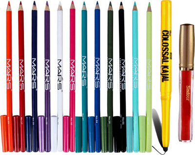 

AV Lipsliner Sindoor Kajal(Set of 14)