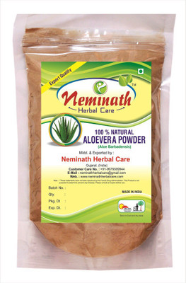 

Neminath Herbal Care 100% Natural AloeVera Leaves (ALOE BARBADENSIS) Powder for SMOOTH HAIRS NATURALLY (227Grams)(227 g)