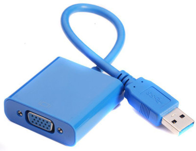 

Anweshas 1080P Usb 3.0 to Vga External Video Card Multi Monitor Adapter Converter also Supports 2.0 VGA Cable(Mobile, Laptop, Tablet, Mp3, Gaming Device, Multicolor)
