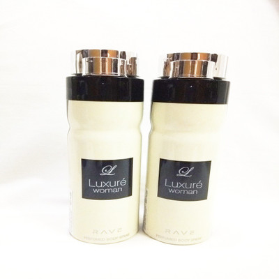 RAVE LUXURE WOMAN Perfume Body Spray - For Women(400 ml, Pack of 2)