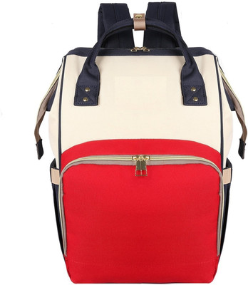 Baby Bucket Stylish Maternity cum Travelling Backpack Backpack Diaper Bag(Red)