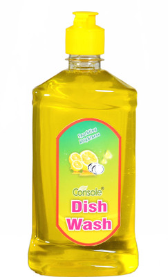 Console Dish Wash Dish Cleaning Gel(Lemon, 500 ml)