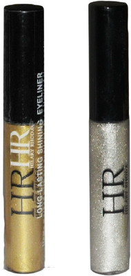 

HR combo of 2 waterproof glitter eye liner silver gold 5 ml(silver, gold)