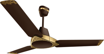 

Luminous 1200MM Jaipur Bandhej 3 Blade Ceiling Fan(Shalimar Gold, Pack of 1)