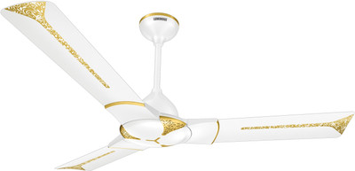 

Luminous 1200MM Jaipur Ghoomar 3 Blade Ceiling Fan(Makrana White, Pack of 1)