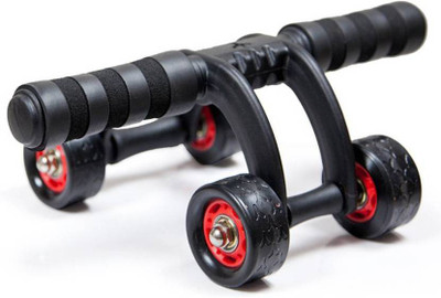 

GOCART 4 Wheel balance Ab Exerciser Multi-training Bar(Black)