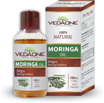 

VEDAONE 100% Natural Cold Pressed Moringa Oil Hair Oil(100 ml)