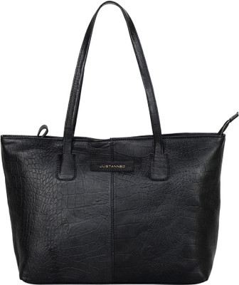 

Justanned Hand-held Bag(Black)