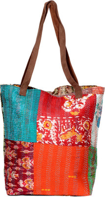 

Indistar Men & Women Casual Multicolor Silk Tote