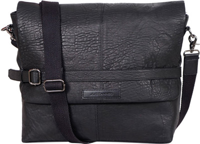 

Justanned Messenger Bag(Black)