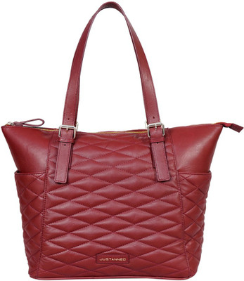 

Justanned Hand-held Bag(Red)