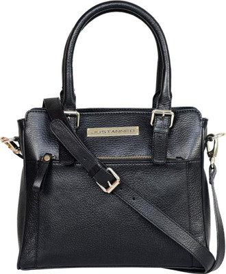 

Justanned Hand-held Bag(Black)