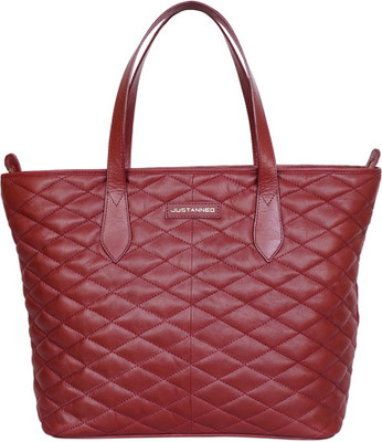

Justanned Hand-held Bag(Red)