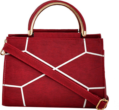 

Mark & Keith Sling Bag(Maroon, White)