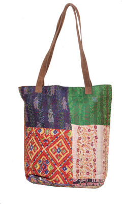 

Indistar Men & Women Casual Multicolor Silk Tote
