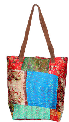 

Indistar Men & Women Casual Multicolor Silk Tote