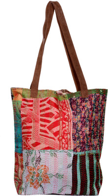 

Indistar Men & Women Casual Multicolor Silk Tote