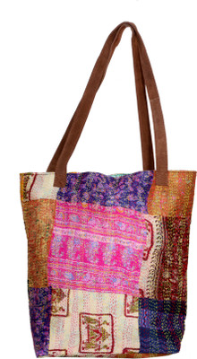 

Indistar Men & Women Casual Multicolor Silk Tote