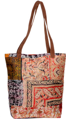 

Indistar Men & Women Casual Multicolor Silk Tote