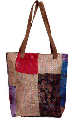 

Indistar Men & Women Casual Red, Orange, Black Silk Tote, Black;orange;red