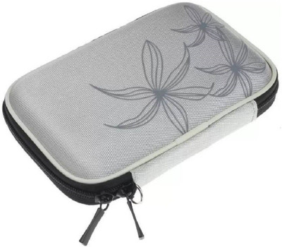 

Etake Pouch For 2.5 inch inch External Portable Hard Disk Drive Carry Cover Protector/ Pouch / Bag/HDD Case(For all hard drive, Silver)