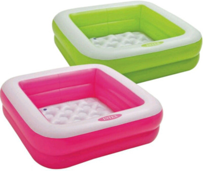 

YAMAMA Square Baby Pool 1piece Inflatable Pool(Pink, Green)
