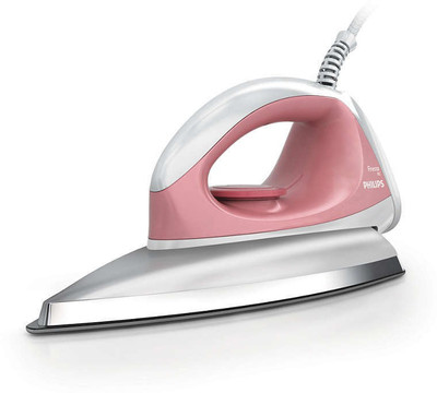 

Philips Dry Iron GC102/01 |750 W With Indicator Light iron Dry Iron(Pink)