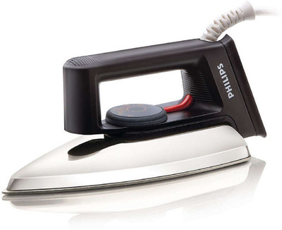 

Philips Dry Iron HD1134 |750 W With Indicator Light iron Dry Iron(Metal, Black), Black;metal