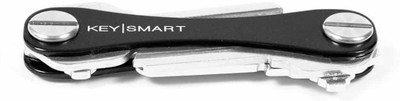 

keysmart KS019RBK Aluminum Compact Key Holder and KeyChain Organizer Black (2-8 Keys) Key Chain