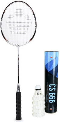 

Cosco Combo of Two- One 'Cb 300' Badminton Racket and one Box 'CS 666' Feather Shuttle cock (Color On Availability)- Badminton Kit