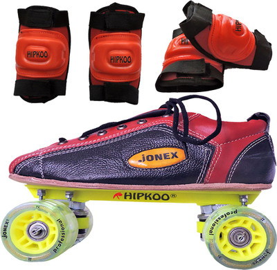 

Hipkoo JONEX DIRECTION PROFESSIONAL SKATE SHOES (SIZE-6) FOR JUNIORS WITH KNEE AND ELBOW PROTECTION Skating Kit