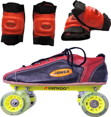 

Hipkoo BETTER PROFESSIONAL SKATE SHOES (SIZE-1) FOR KIDS WITH KNEE AND ELBOW PROTECTION Skating Kit