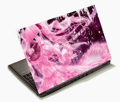 

Richerbrand Pink Girl Laptop Sticker 15.6 inch-Laptop Skin-345 Vinyl Laptop Decal 15.6