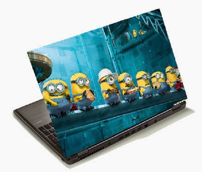 

Richerbrand Cute Minions Laptop Sticker 15.6 inch-Laptop Skin-263 Vinyl Laptop Decal 15.6
