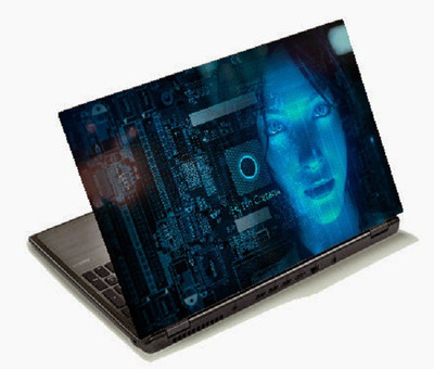 

Richerbrand Cortana Laptop Sticker 15.6 inch-Laptop Skin-128 Vinyl Laptop Decal 15.6