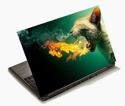 

Richerbrand Fire Lion Laptop Sticker 15.6 inch-Laptop Skin-220 Vinyl Laptop Decal 15.6