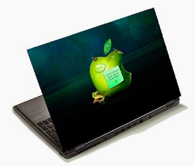 

Richerbrand Green Apple Laptop Sticker 15.6 inch-Laptop Skin-172 Vinyl Laptop Decal 15.6