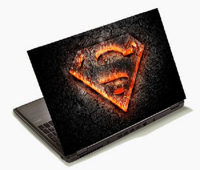 

Richerbrand Red Superman Logo Laptop Sticker 15.6 inch-Laptop Skin-370 Vinyl Laptop Decal 15.6