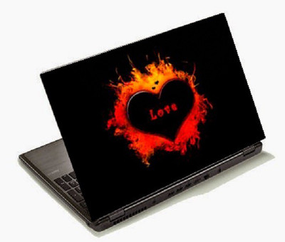 

Richerbrand Red Love Laptop Sticker 15.6 inch-Laptop Skin-150 Vinyl Laptop Decal 15.6