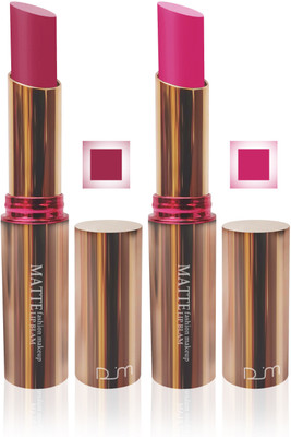 

FEMINA09 cosmetics makeup 7 velvet matte blam Enriched with Vitamin E lipstick 2 lip color rose pink pink fashion collection 1 2 3 4 5 6 7 day combo set of 2(rose pink, pink, 10 g)
