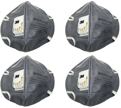 

Vezual 3M 9004GV Safety Mask for Pollution / Dust / Bike Ridding (Pack of 4) Mask and Respirator