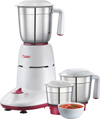 

Prestige 50 550 W Juicer Mixer Grinder(white & cherry, 3 Jars)
