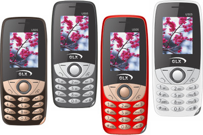 

GLX U505 Pack of Four Mobiles(White$$Black$$Red$$Coffee)