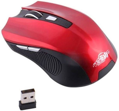 

Etake Red 2.4 Ghz Ultra Sleek Wireless Optical Gaming Mouse(USB 2.0, Red)