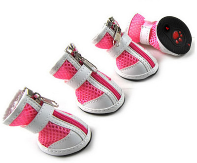 

Tradesk Shoes for Dog(White & Pink)